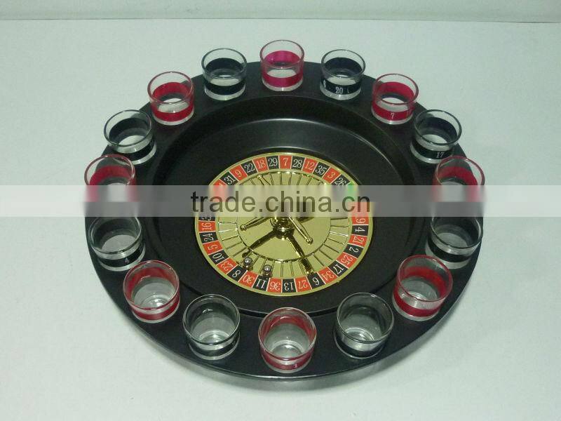 hot-selling spin&shot glass with high quality