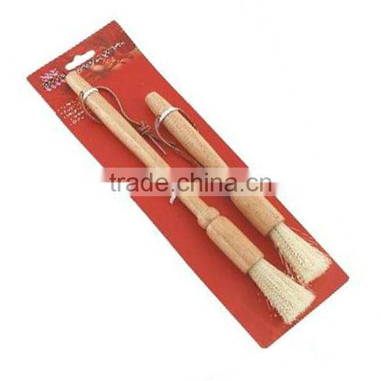 2pc bbq silicon basting brush set