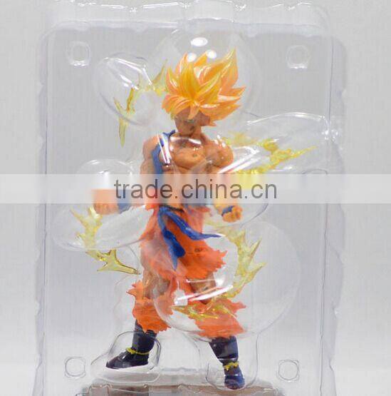 Seven dragon ball Wukong Super Saiyan battle turned toys toy doll model