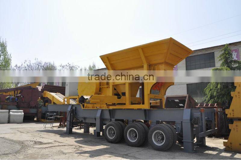 2014 professional mobile crusher station for mining