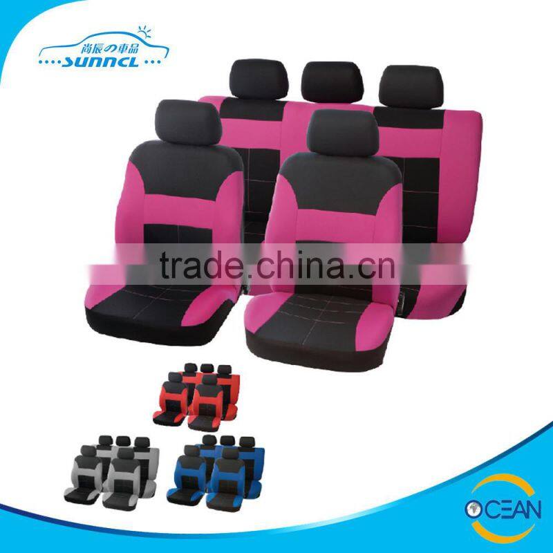 9pcs Set Dubai Wellfit Popular PU Leather Car Seat Cover