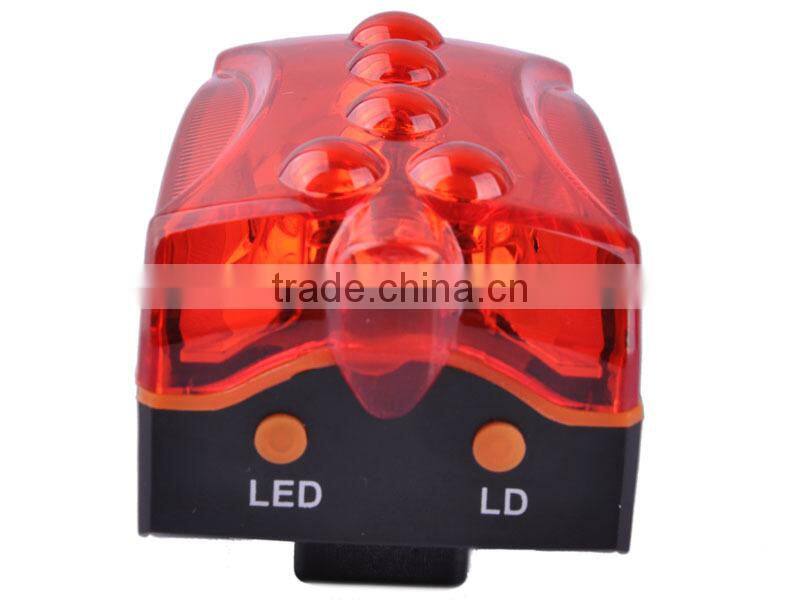 China Wholesale Bicycle Accessroy USB LED Red Laser Bike Rear Light, Rechargeable Bicycle Taillight