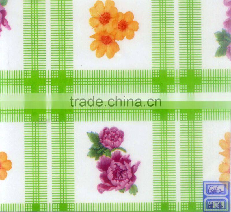 2014 NEW Style Designed HOT SELL Fashion Printed Fruit PVC clear table cover cloth
