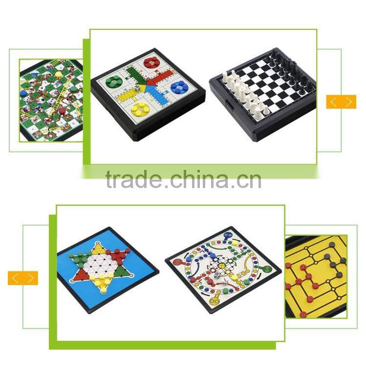Intelligence toys magnetic chess game kid play chess game now