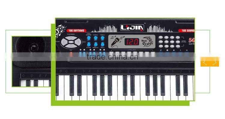 Education instrument music 54 keys electronic organ keyboard