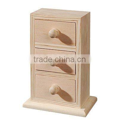 small sliding drawer cabine wooden furniture