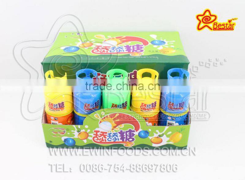 Gas Canister Shape Rolling Ball Candy With Fruit Jam