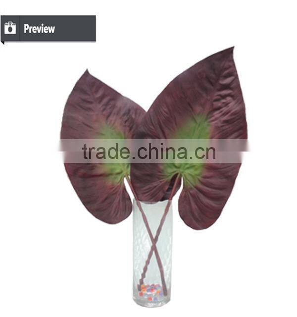 Artificial green leaves wall PU leaves artificial leaves for decoration