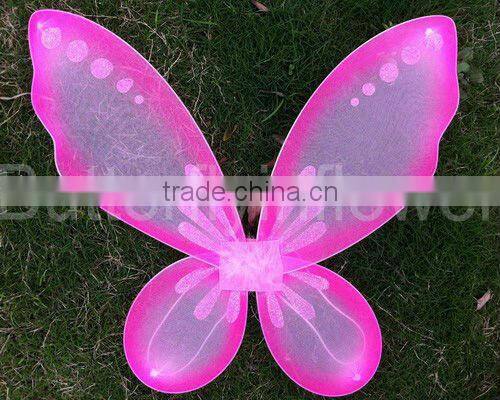 Fashion girls color angel butterfly wings