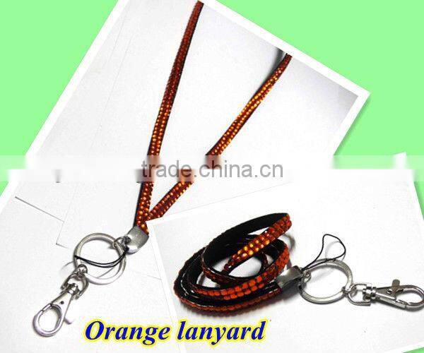 Fashion emerald green rhinestone crystal Lanyard