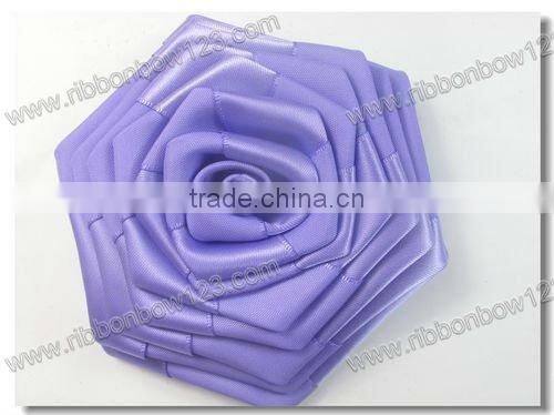 make satin ribbon flowers