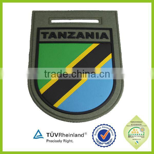 Factory cheap singapore rank sew on goverment uniform patch