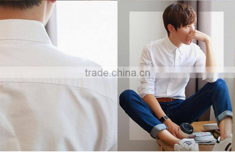 new design cotton men shirt SL072