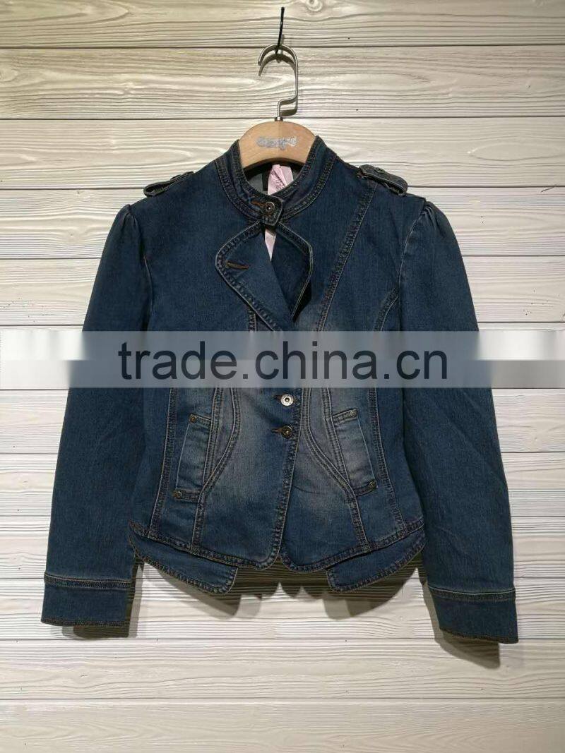 GZY big quantity wholesale ladies denim jackets