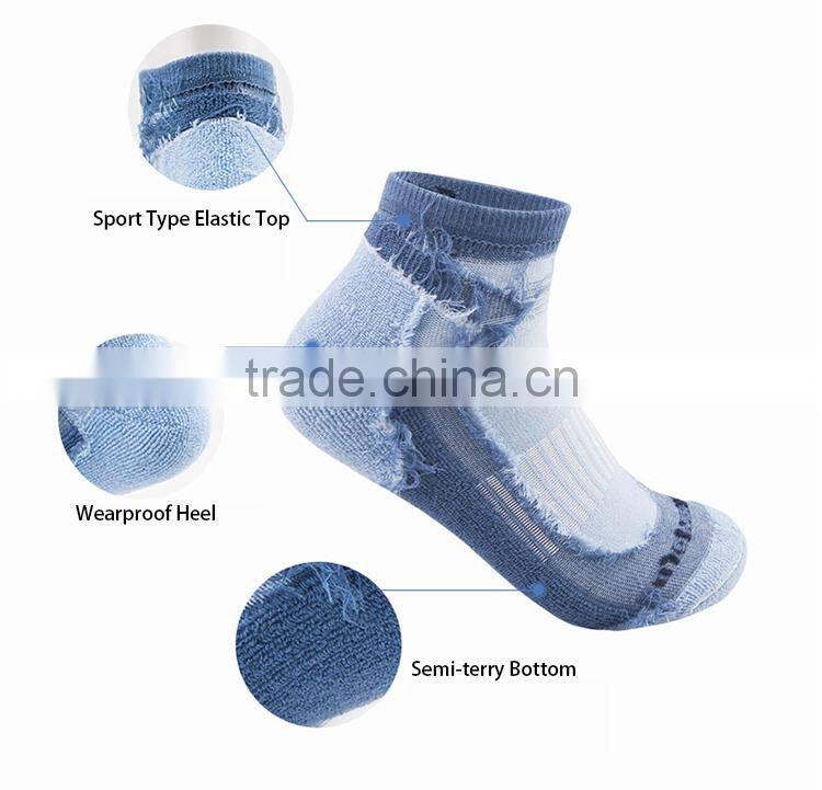 custom logo thermolite warm sport men ankle low cut sock