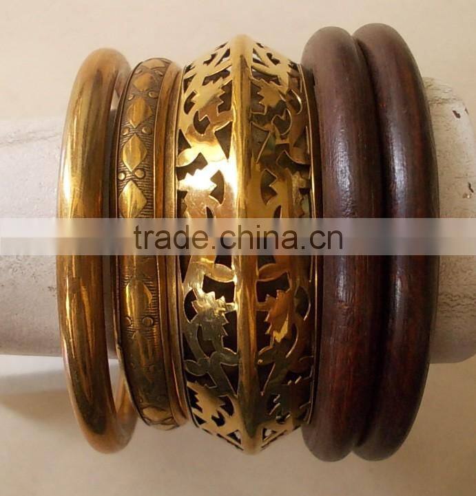 green metal bangles