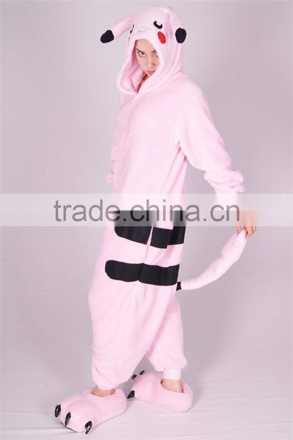 New Fashion Pikachu Adult Animal Women Sexy Ladies Jumpsuit Pajamas