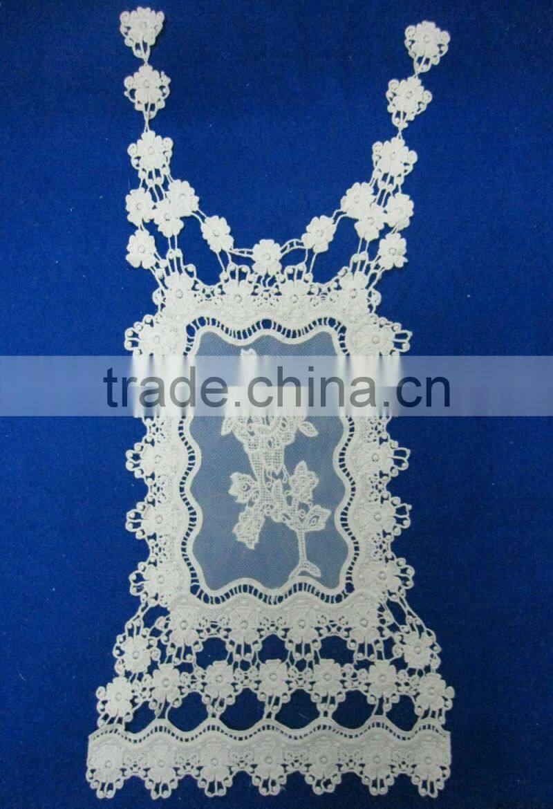 machine made ladies back lace accessory for adult garment