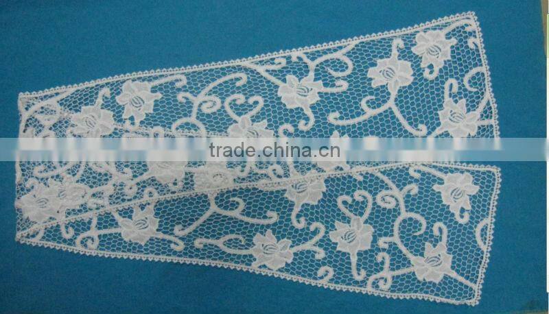 crochet lace shawl scarf embroidery flower for ladies