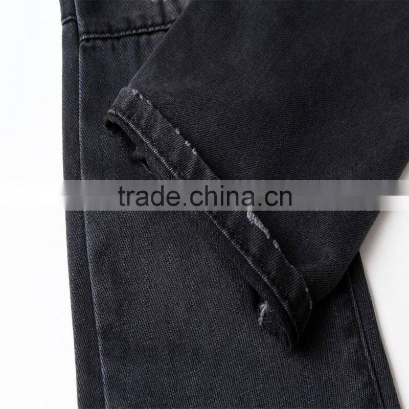 new men's fashion brand jeans male personality folds comfortable hotsale biker jeans