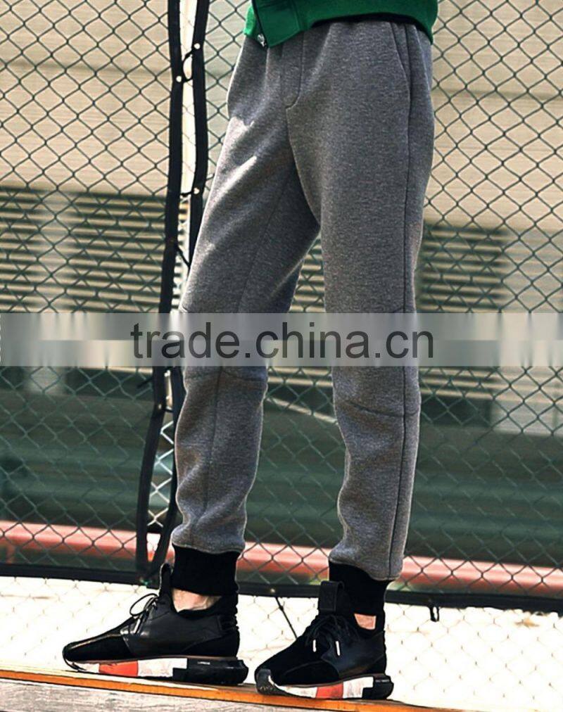 Grey male money easy movement and comfortable trousers