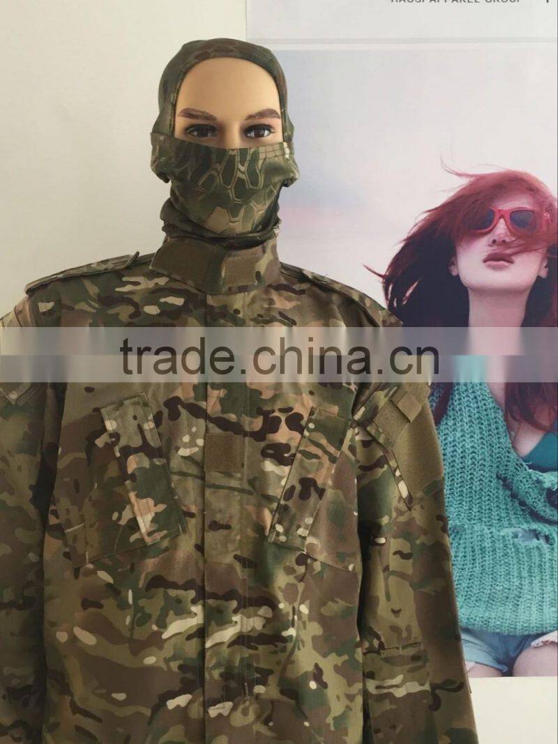 Fashion Hunting headcover 100% polyester fleece sport tactical military balaclava full face mask