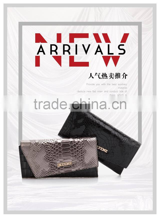 2017 New Style Lady Trend Brand Handbag Large Capacity Cowhide Bag Hand Bag Envelope Bag