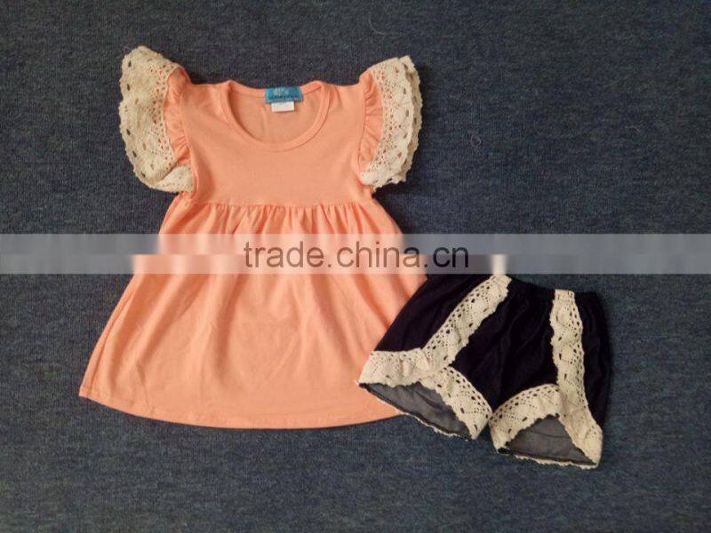 Baby Girls Ruffle Shorts Sets Clothes, Summer Ruffle Shorts Outfit, Little Girls Boutique Remake