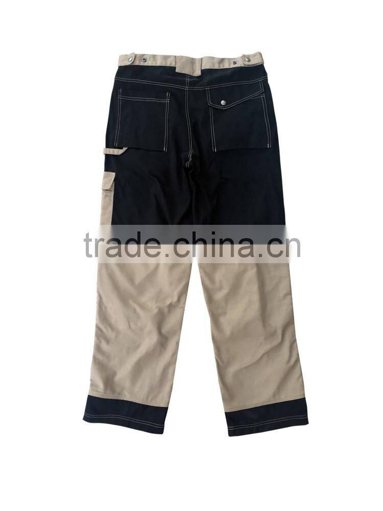 Mens workwear wear-resisting pants safety work trousers