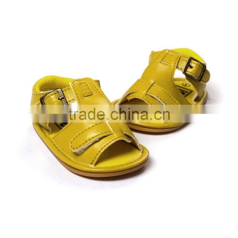 Designer PU baby sandals, soft feel baby sandals