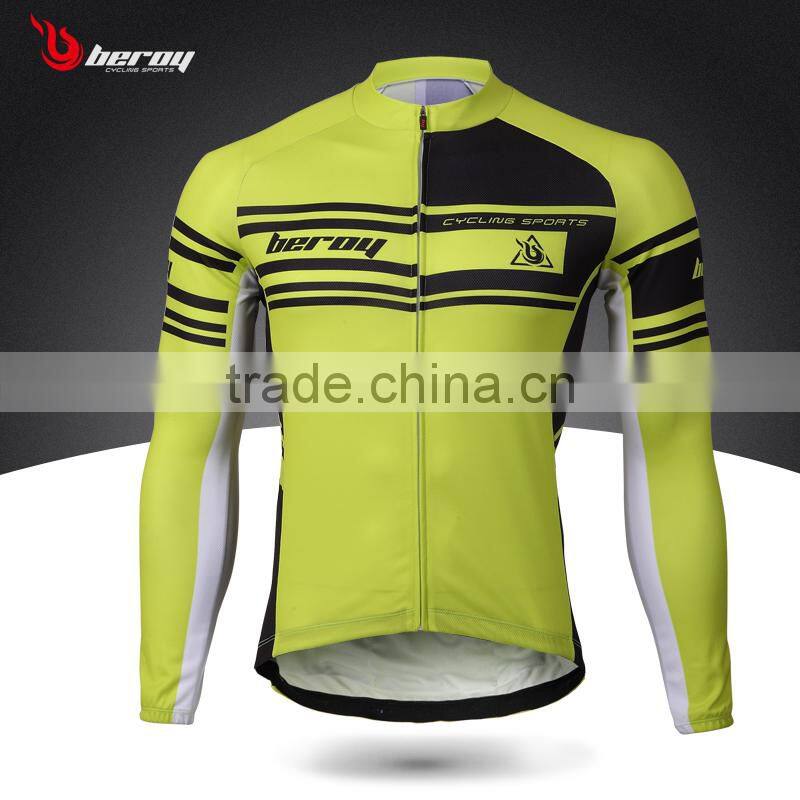 BEROY 2016 custom cycling clothing long sleeve for men, breathable sports bicycle jersey