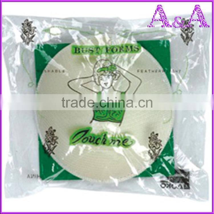 China Gold Supplier Removable Fashion Polyester Fabrics Foam Push up Bra Cups for Bra