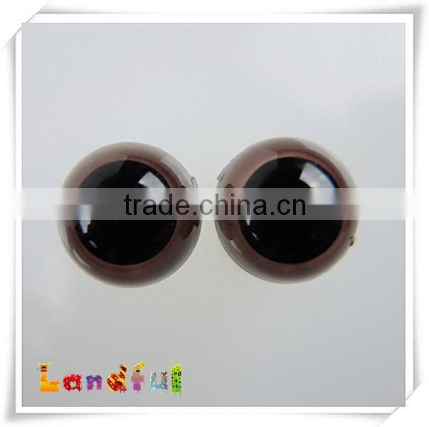 Brown Safety Doll Eyes with Hand Pressed Washer for Plush Teddy Bear