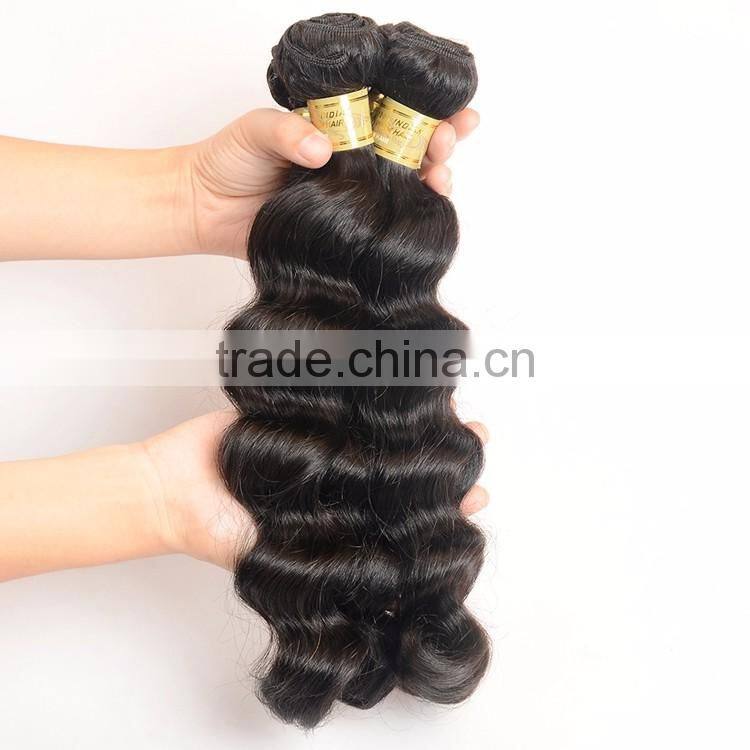 Raw Indian Hair Loose Deep Grade 7a Unprocessed Virgin Hair Indian Remy Hair