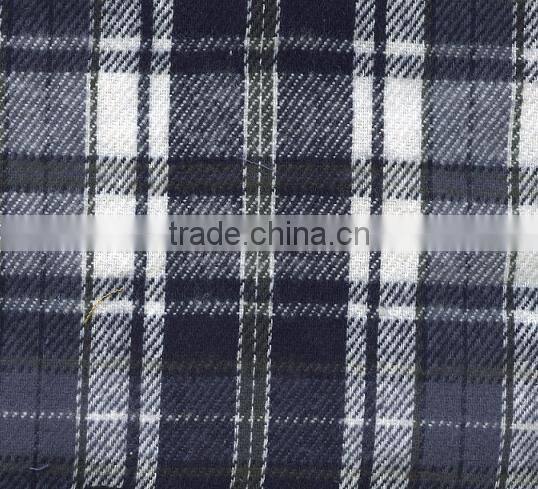 grid printed flannel