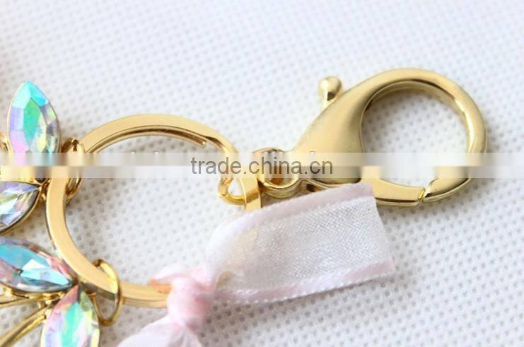 Promotional Gifts,Keychain,Key Chain,Glass Bead Cherry Carabiner Key Rings