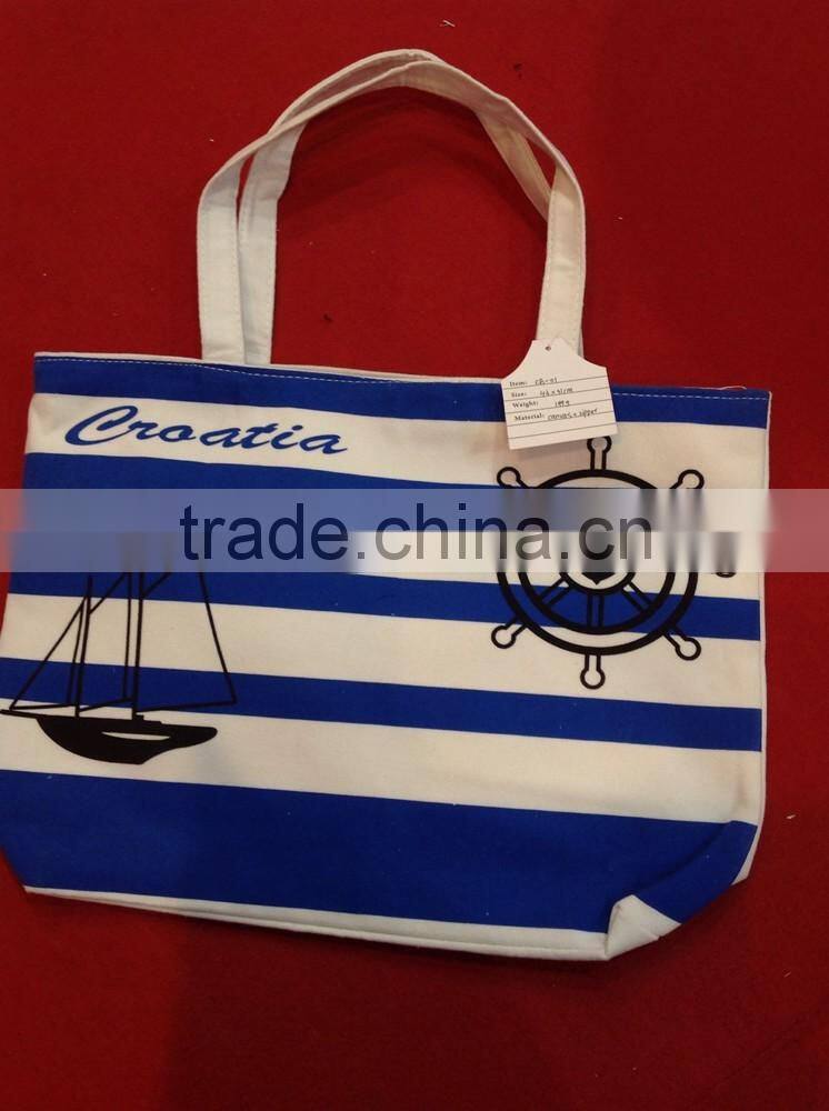 Eco-friendly Canvas Handle Shopping Tote Bag