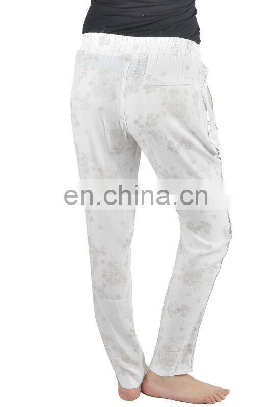 Print Pant Wholesale Women's Sleepwear polyester lounge wear