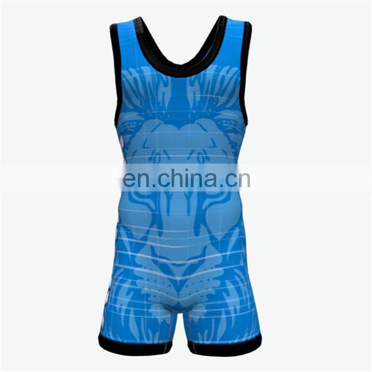 sublimated customized wrestling singlet