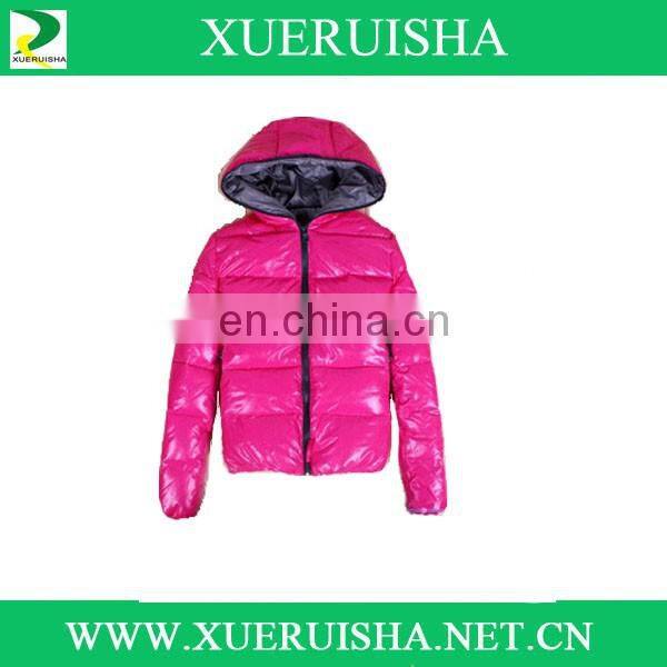 fashionable lightweight soft down jacket for kids