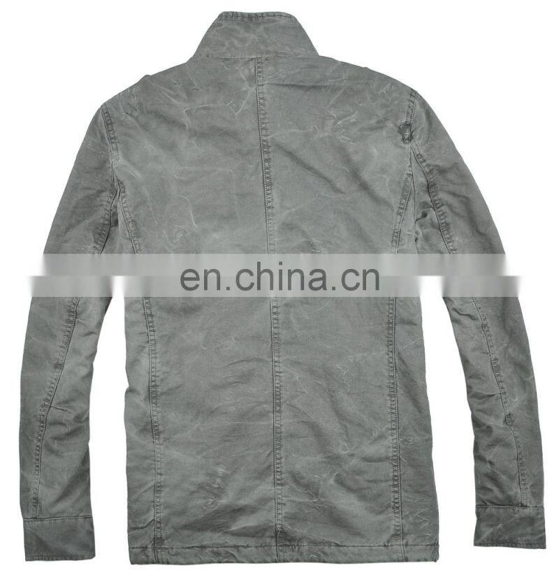 lastest fashion hot selling army handsome spring cotton men long coat
