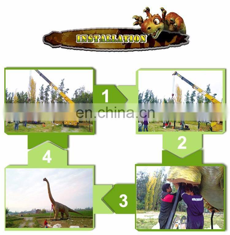 roaring vivid dinosaur skull fossil for museum exhibition