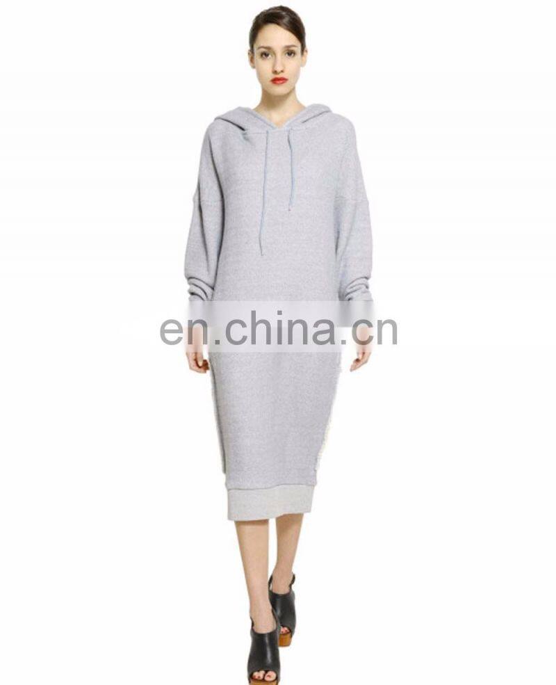 Thin Cotton Fleece Blank Wholesale Solid Color Woman Hoodie