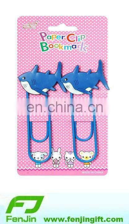 soft rubber pvc heart bookmark