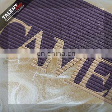 custom high quality loop folded woven private label for clothing
