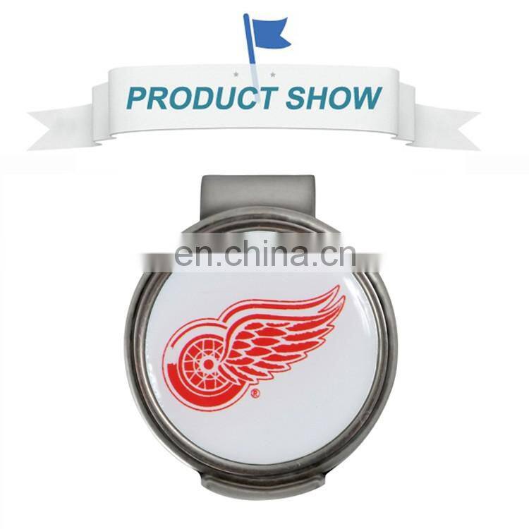 China craft factory Good quality ,souvenir ball marker sport golf magnetic hat clip