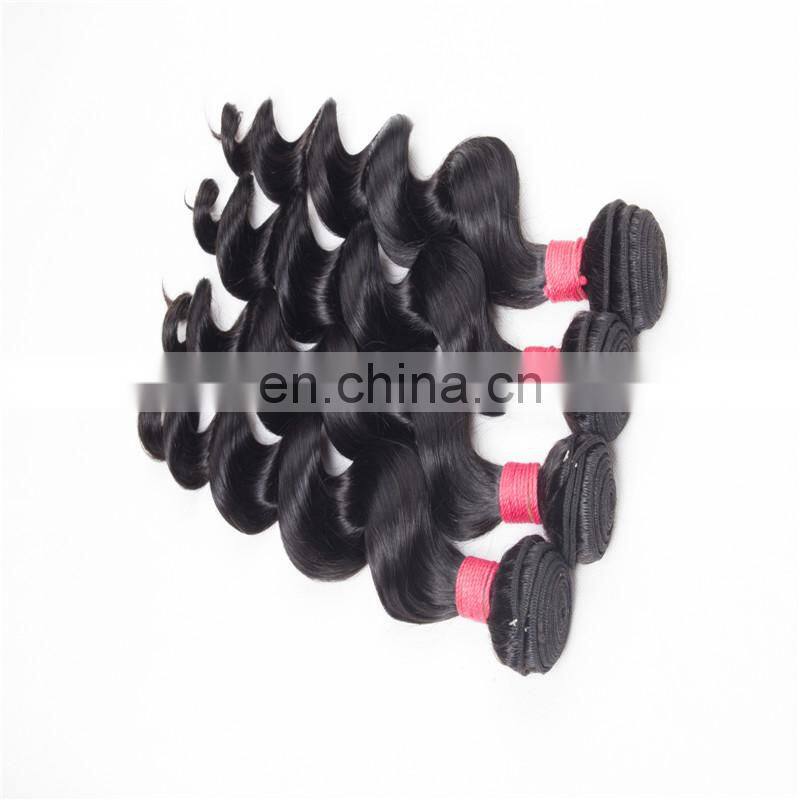9A Popular Loose Wave Indian Bundles More Soft Hair Full Ends Weaves