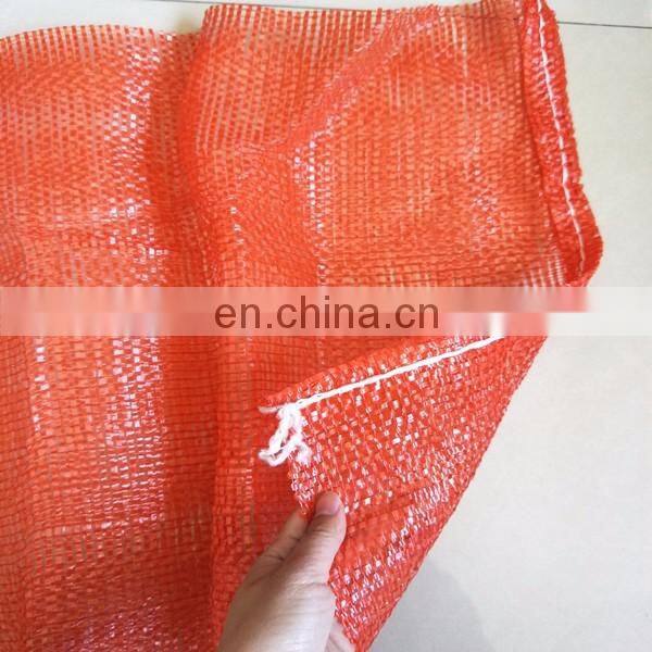 PE Potatoes Woven Leno Mesh Net Bag 25-50 kg For Packing Onions and Oranges