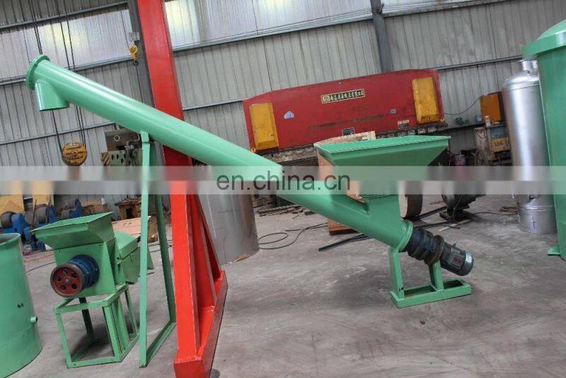 Screw conveyor for vegetable seed oil extraction machine