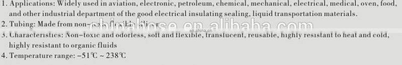 High Voltage Application and Insulation SleeveType Thermal Conductive Silicone Tube